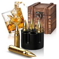Golden Whiskey Stones bullet barrel